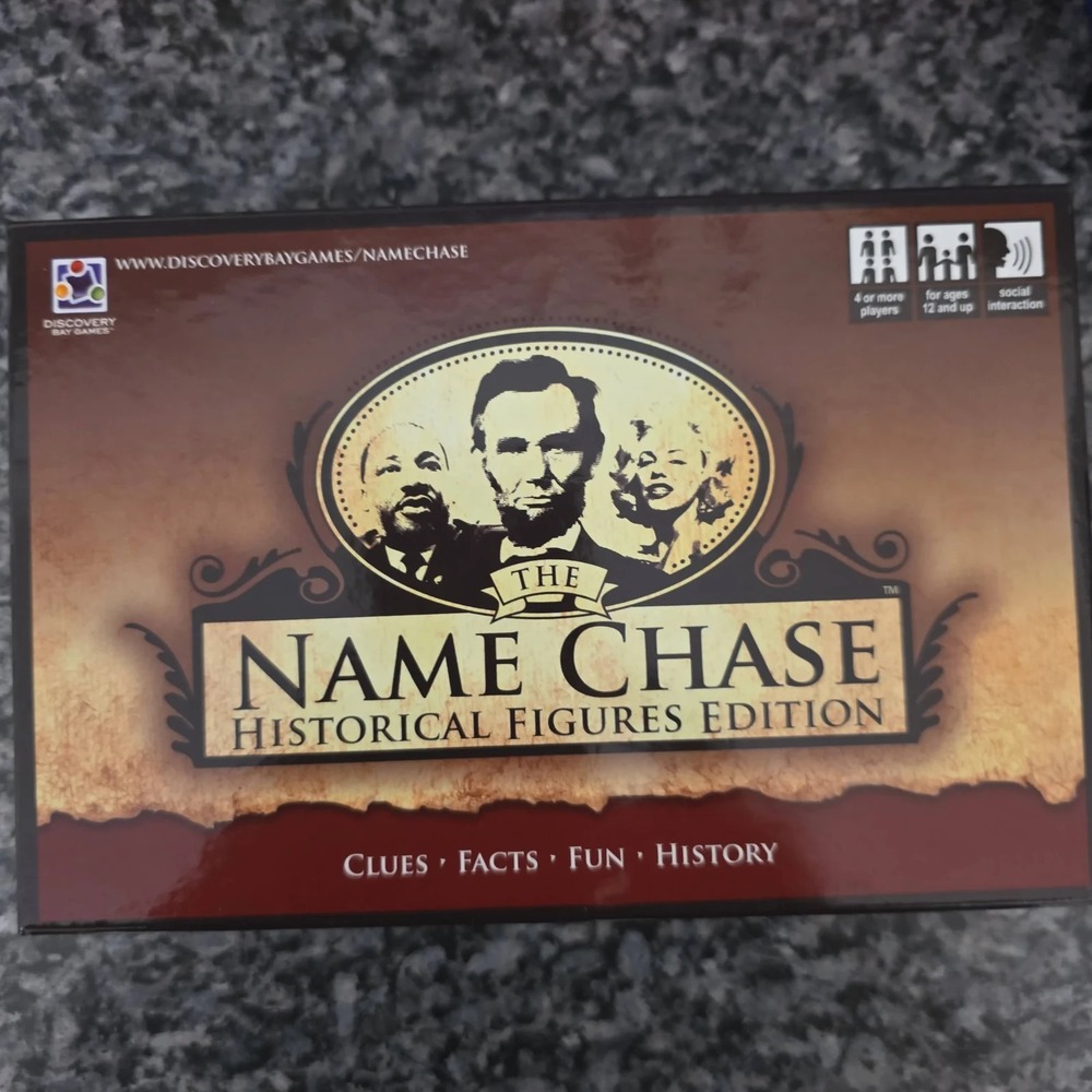 The Name Chase: Historical Figures Edition • Fun History Game • Open Box